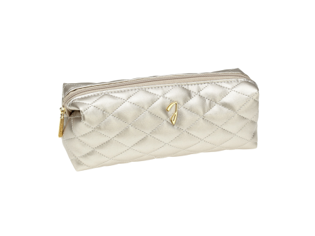 Bronze Quilted Pouch 20 × 9 × 6 Bronze Quilted Pouch 20 × 9 × 6